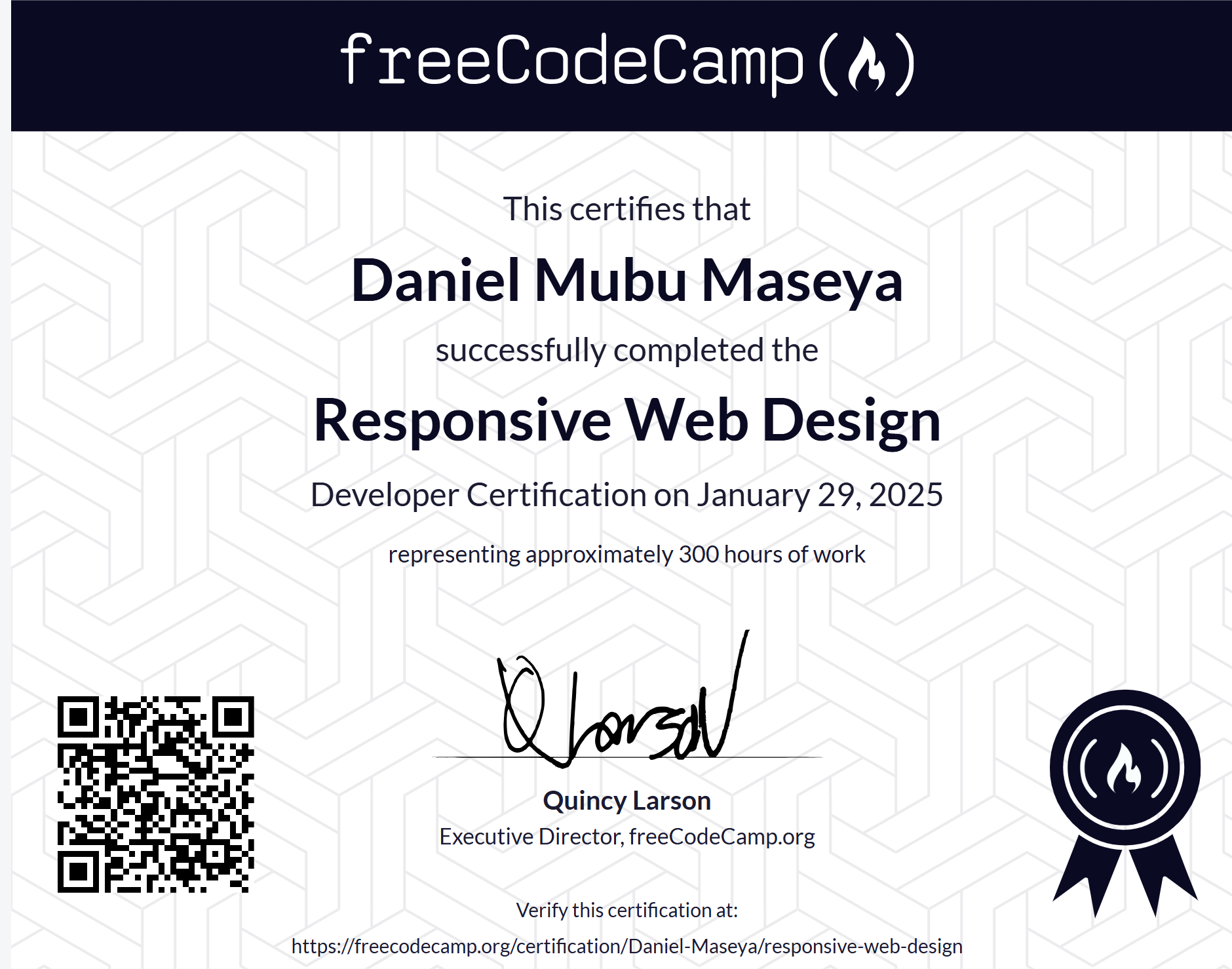 Responsive Web Design Certificate